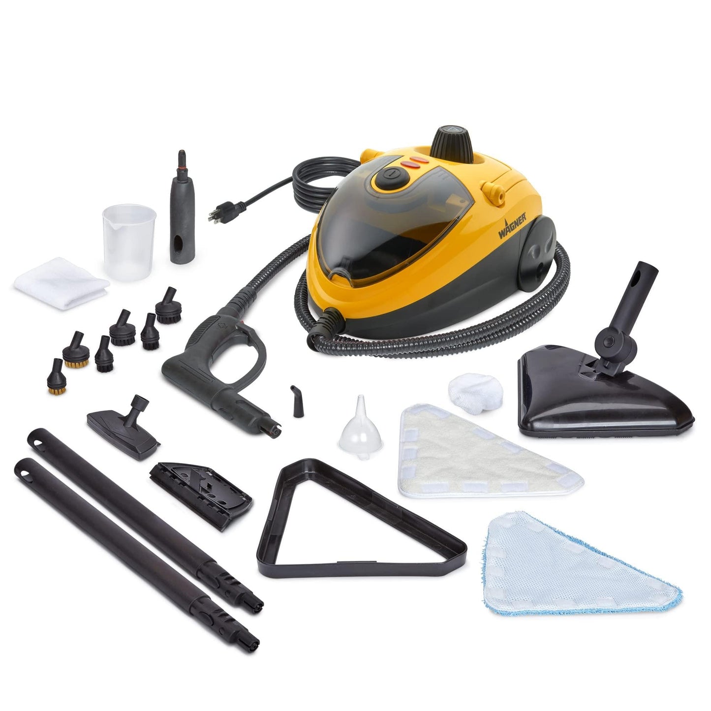 Wagner Spraytech C900134 925e Elite Steamer Multi-Purpose Mop with 20 Accessories for Chemical-Free Steam Cleaning, Hardwood Floors, Tile, and More