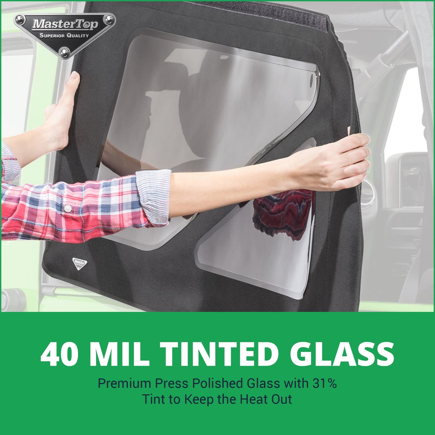 MasterTop 3-Piece Soft Top (11-18 2DR DIA)
