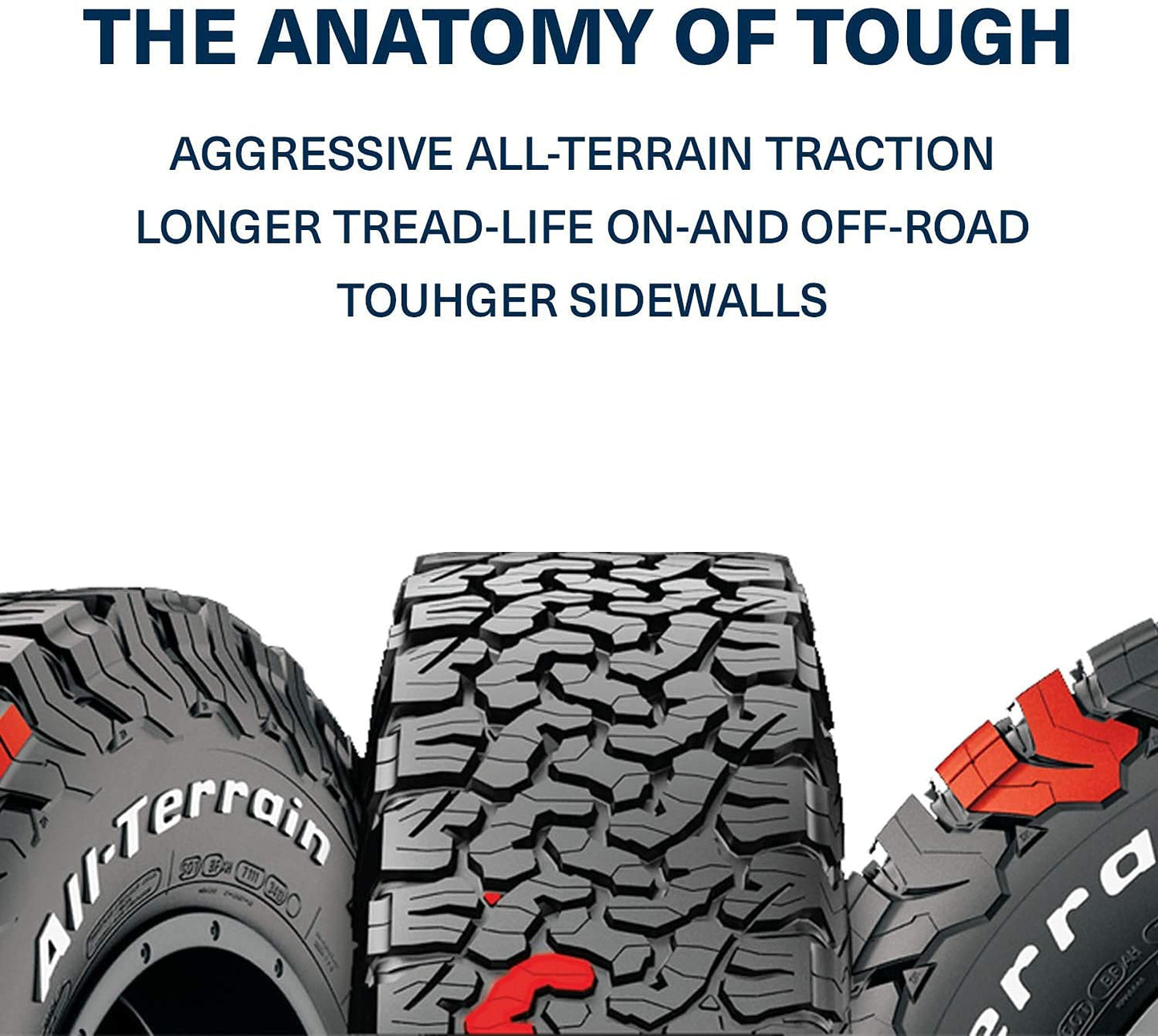 BFGoodrich All Terrain T/A KO2 Radial Car Tire for Light Trucks, SUVs, and Crossovers, 32x11.50R15/C 113R