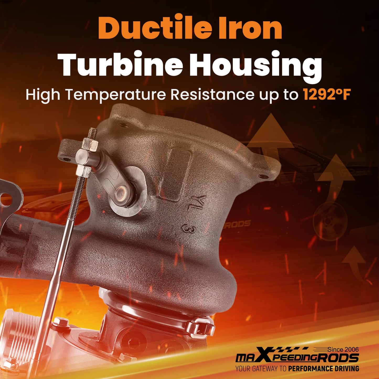 maXpeedingrods Turbo Turbocharger for Ford Fusion L4 1.5L 2014-2020, Escape B0BG 2017-2019, SGDI ECO-Boost, 1639-970-0003 F1FZ6K683D, Basic VL Series