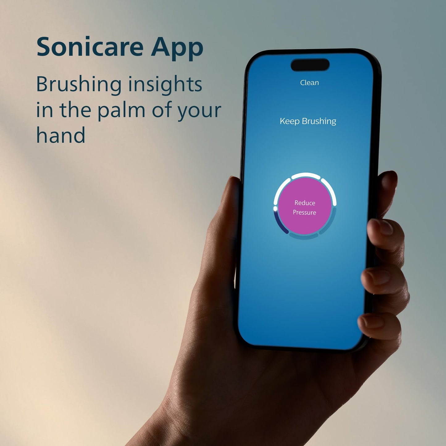 Philips Sonicare 7300 Series Electric Toothbrush - Next-Generation Sonicare Technology, Pressure Sensor, 12 Brushing Settings, SmarTimer, 21-Day Runtime, Travel Case, Light Pink, HX7422/04