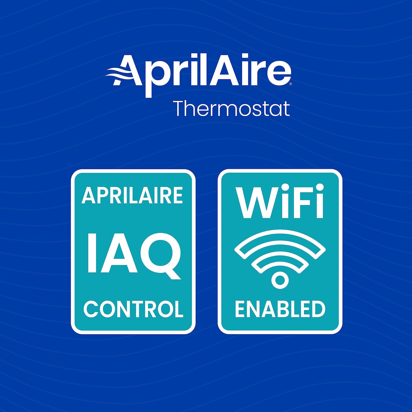AprilAire S86WMUPR Wi-Fi Programmable Thermostat, Multi-Stage Universal with IAQ Control, 2H/2C Heat/Cool Stages or 4H/2C Heat Pump Stages