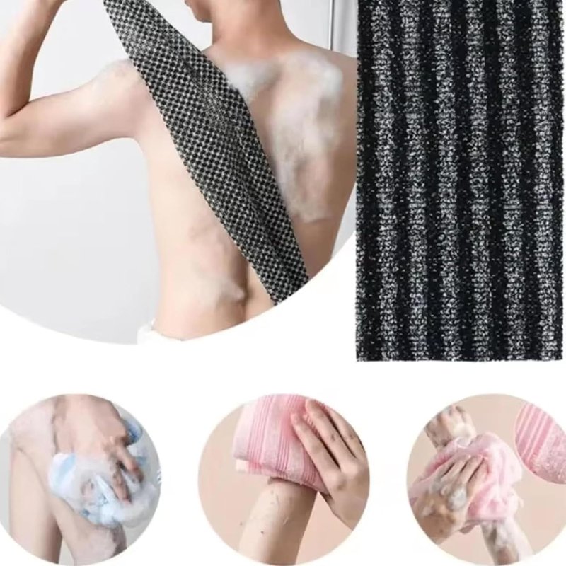2Pcs Blissal Exfoliating Shower Towel - Deep Exfoliating, Soft Gentle & Quick-Drying Shower Towel for Body Scrub