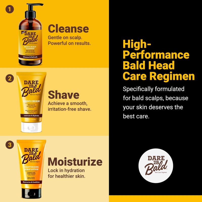 Dare 2B Bald high time Scalp Moisturizer Lotion for Men