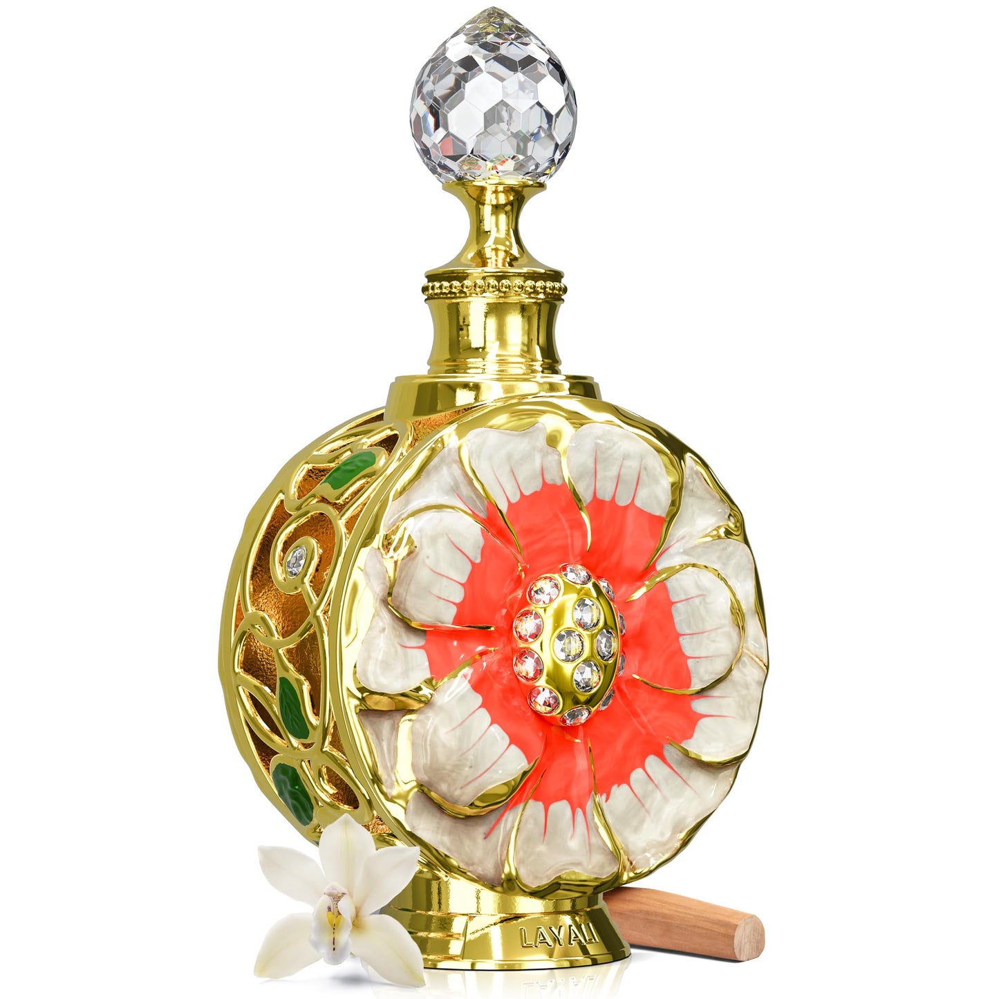 Swiss Arabian Layali Soleil â Arabian Perfume Oil Fragrance with Vanilla, Coconut and White Musk â Luxury Products From Dubai â Long Lasting & Addictive Parfum â Arabic Perfume Oil for Women (0.5 oz)