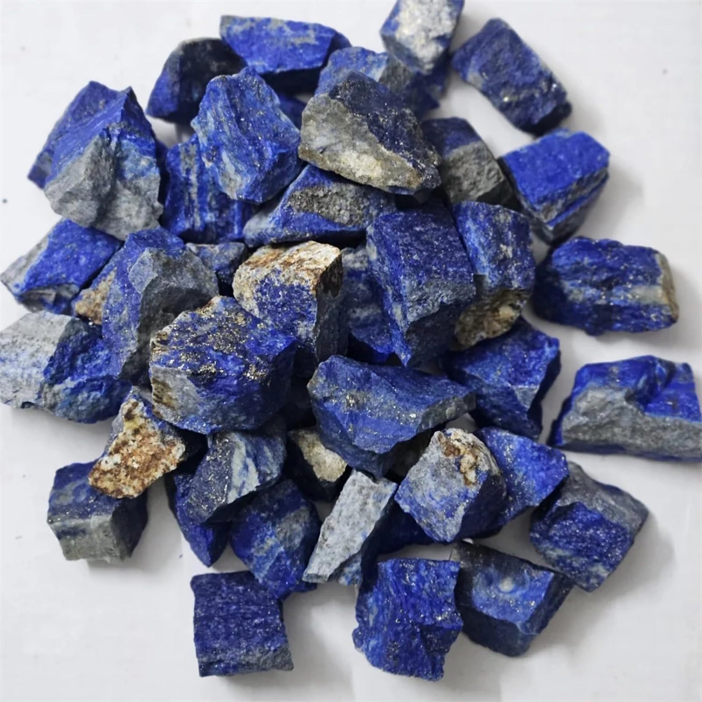 YOUNAIERZX 1LB Natural Afghanistan Lapis Lazuli Stone Rough Gemstone High Quality Raw Crystal for Spiritual Healing and Energy Work