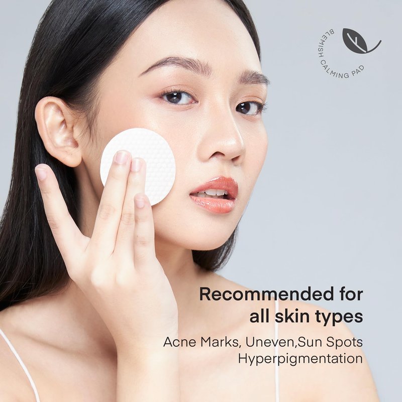 Niacinamide, Centella & Hyaluronic Acid Serum Pad - Korean Brighten, Soothe & Deep Moisturize Skincare, Pre-Soaked Toner Pads for Face - Dermatologist Tested Daily for Blemish-Prone or Sensitive Skin