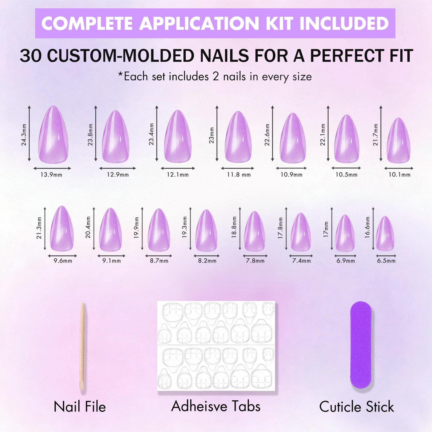 KQueenest Dark Red Press on Nails Cat Eye, Burgundy Glitter Press on Nails Almond Medium, Sparkly Shiny Fake Nails with Design, Cute Bling Glue on Nails Medium for Women Party Birthday, 30 Pcs