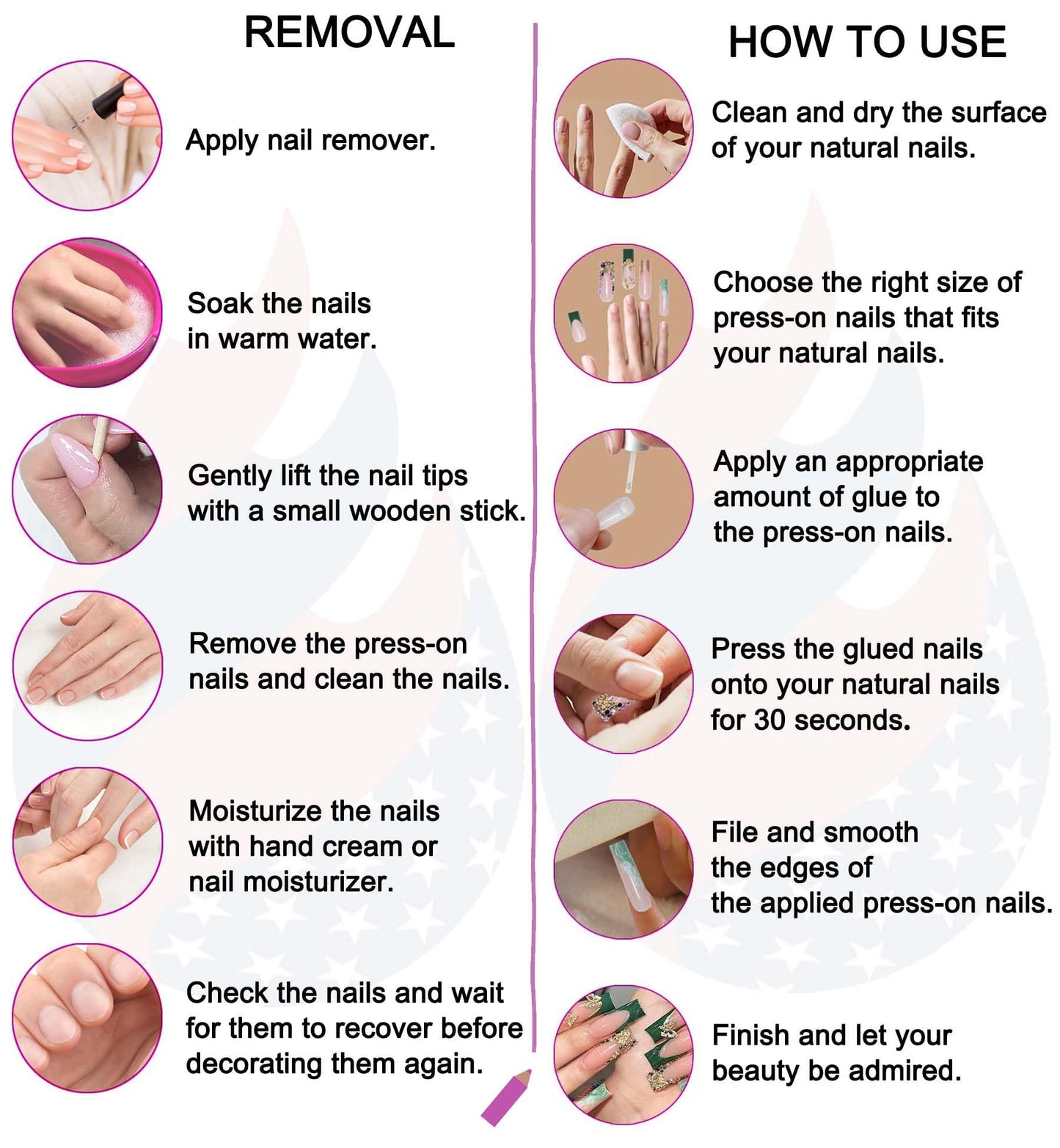 Gleamrain Pink Press on Nails Handmade Duck Glue on Nails Yellow French Tip with 3d Flower Design Elegant for Women for Spring 10pcs M Size Pattern 1105