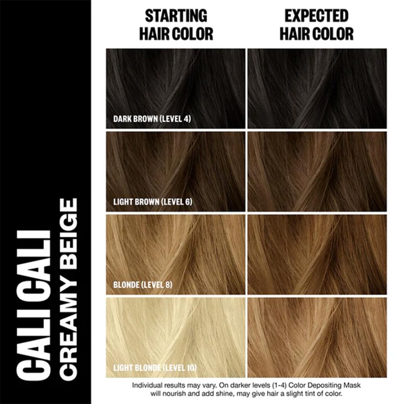 IGK Hair Gloss Toner & Color Depositing Mask | Creamy Beige Semi-Permanent | Vegan + Cruelty Free | Cali Cali