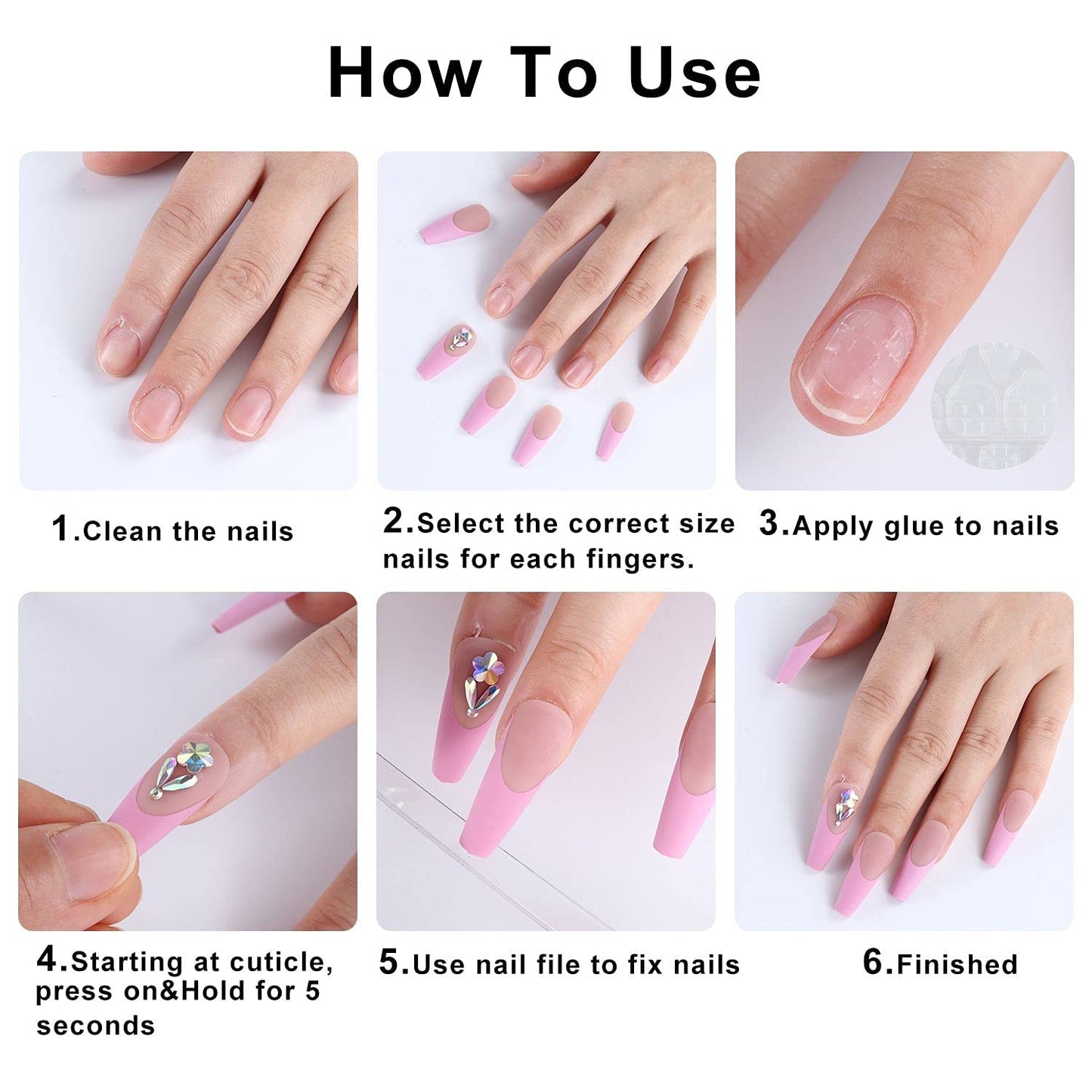 Brown Marble Press On Nails Medium Length Fake Nails Coffin Shaped Glue On Nails With Coffee Designs Glossy Acrylic Artificial Nail Reusable False Nails For Women Girls 24pcs