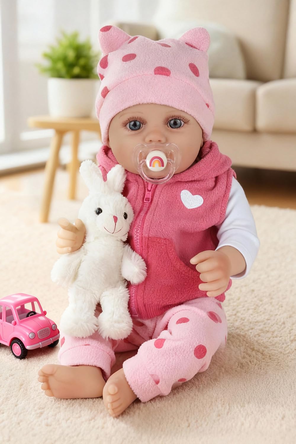CHAREX Reborn Baby Dolls - 20 inches Realistic Newborn Lifelike Baby Dolls Toy for Kids Age 3+