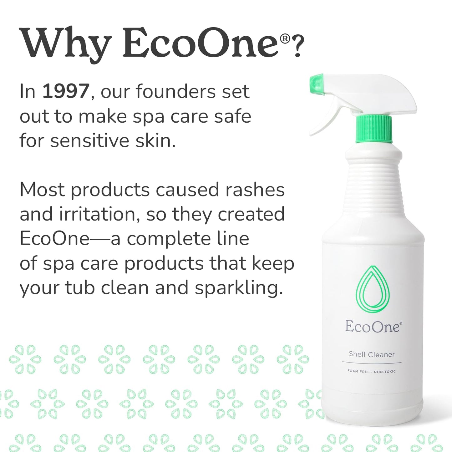 ecoone Filter Cleaner All-Natural Spa & Hot Tub Filter Cleaner | Foam-Free, Chlorine-Free, & Phosphate-Free Spa Filter Cleaner | Prolongs Filter Life and Leaves No Residue, 8 Oz