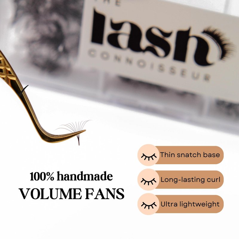 8D - D Curl 750 Fans Mixed Promade Fans Lash Extensions | TLC Lash Supplies 4D to 16D Premade Fans 7 mm to 16 mm Mixed Length Thin Base Premade Fans Eyelash Extensions (8D - D Curl, 8-9-10 mm)