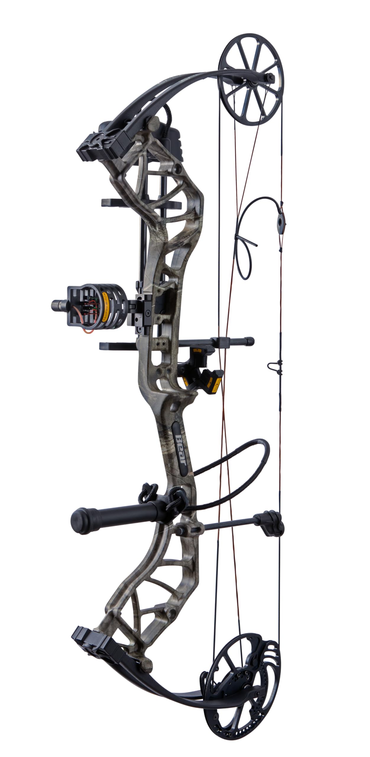 Bear Species XT Ready to Hunt Compound Archery Bow, 70lb. Draw Weight, Left Hand, Mossy Oak Roots/Black