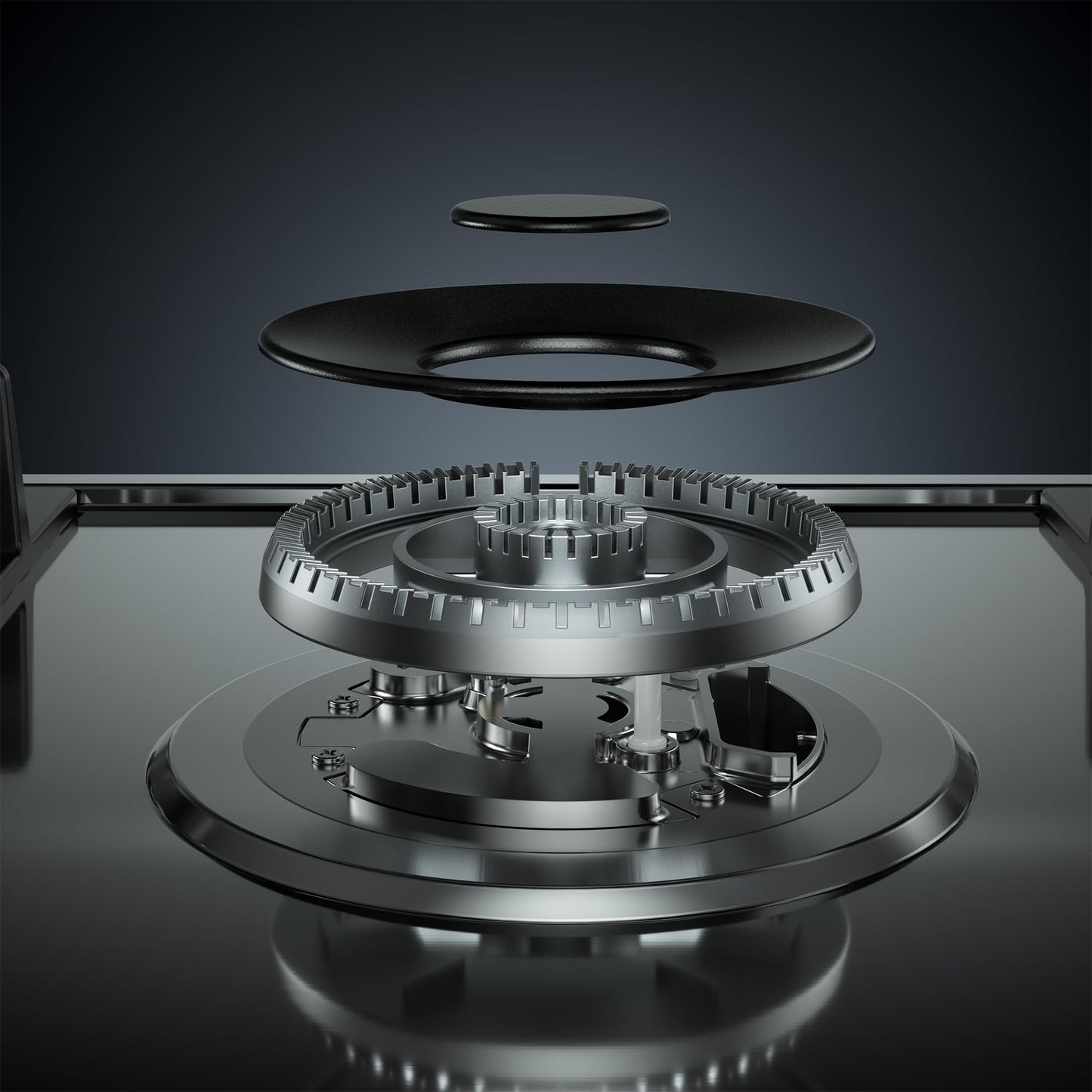 Empava 36 Inch Built-in Gas Cooktop with 5 Sealed SABAF Burners, Stainless Steel Surface, LPG/NG Convertible, Auto Electric Pulse Ignition, Flame Failure Protection
