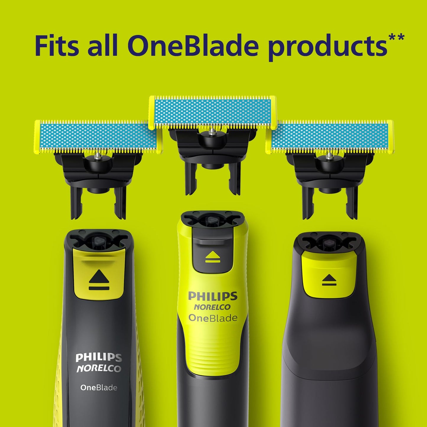 Philips Norelco Genuine OneBlade Anti-Friction Replacement Blade, 1 Count, QP215/80