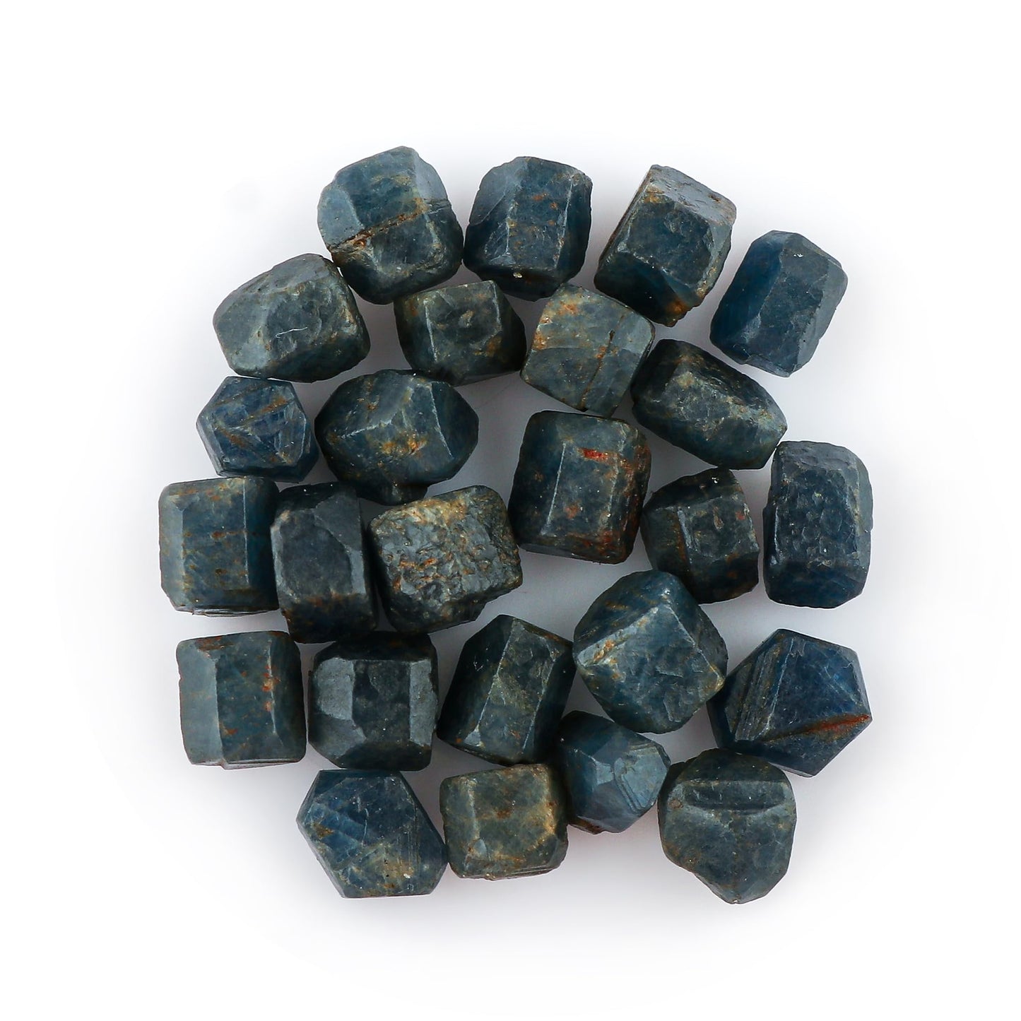 CRYSTALINES 50cts, Wholesale Natural Raw Blue Sapphire Gemstone, Untreated Rough Stones, Bulk Loose Supplies for Jewelry Making, Healing Crystals, September Birthstone, Gem Collection, 15-18pcs