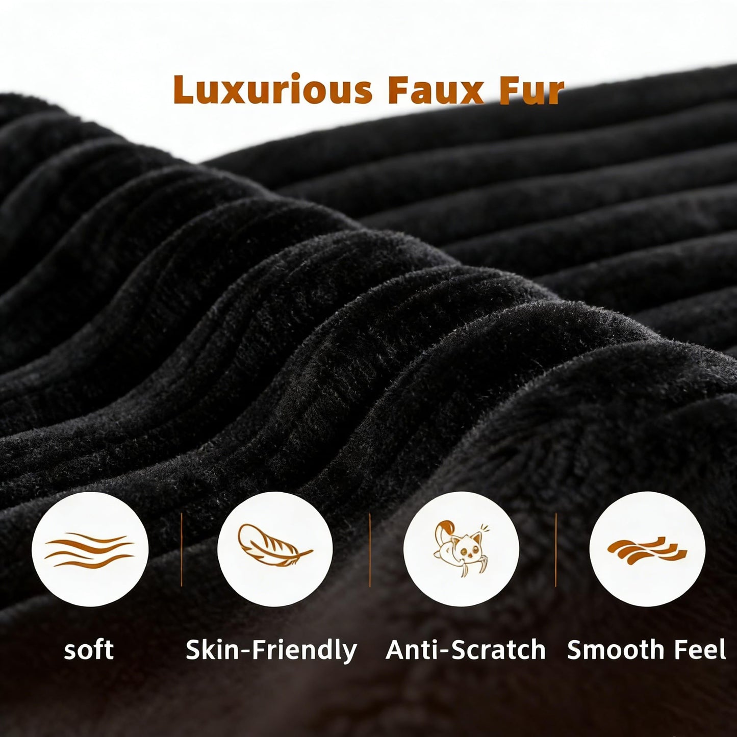 CABZOON 110" Boneless Couches for Living Room Cloud Couch Modular Sectional Sofa with Deep Seat Plush Large Foam SofaU-Shape Sofa Couch,No Assembly Required, Black (Plush Corduroy Fabric)