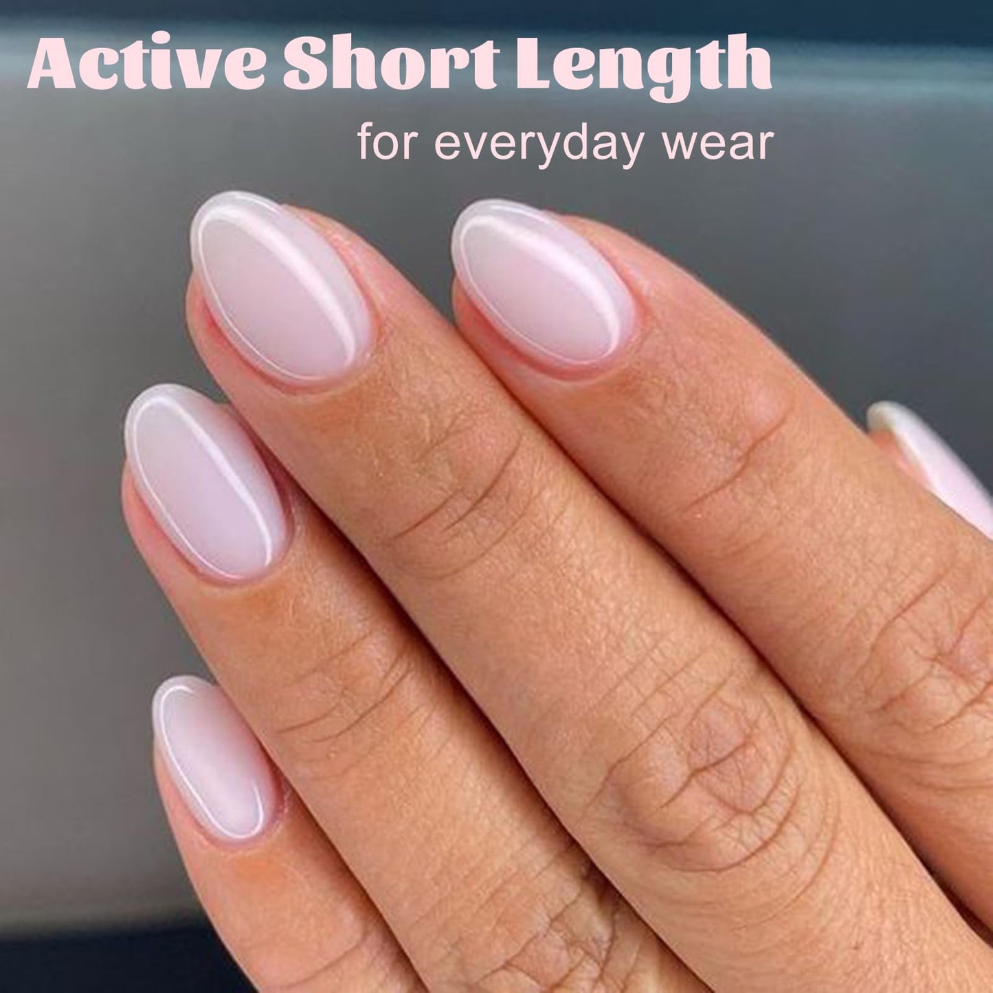 Extra Short Round Nail Tips,SINOKAME Gel Nail Tips with Tip Primer Cover,Clear Gel Press On Nails Full Matte Paintable,15 Sizes 600Pcs Short Fake Nails Glue on Nails for DIY Salon