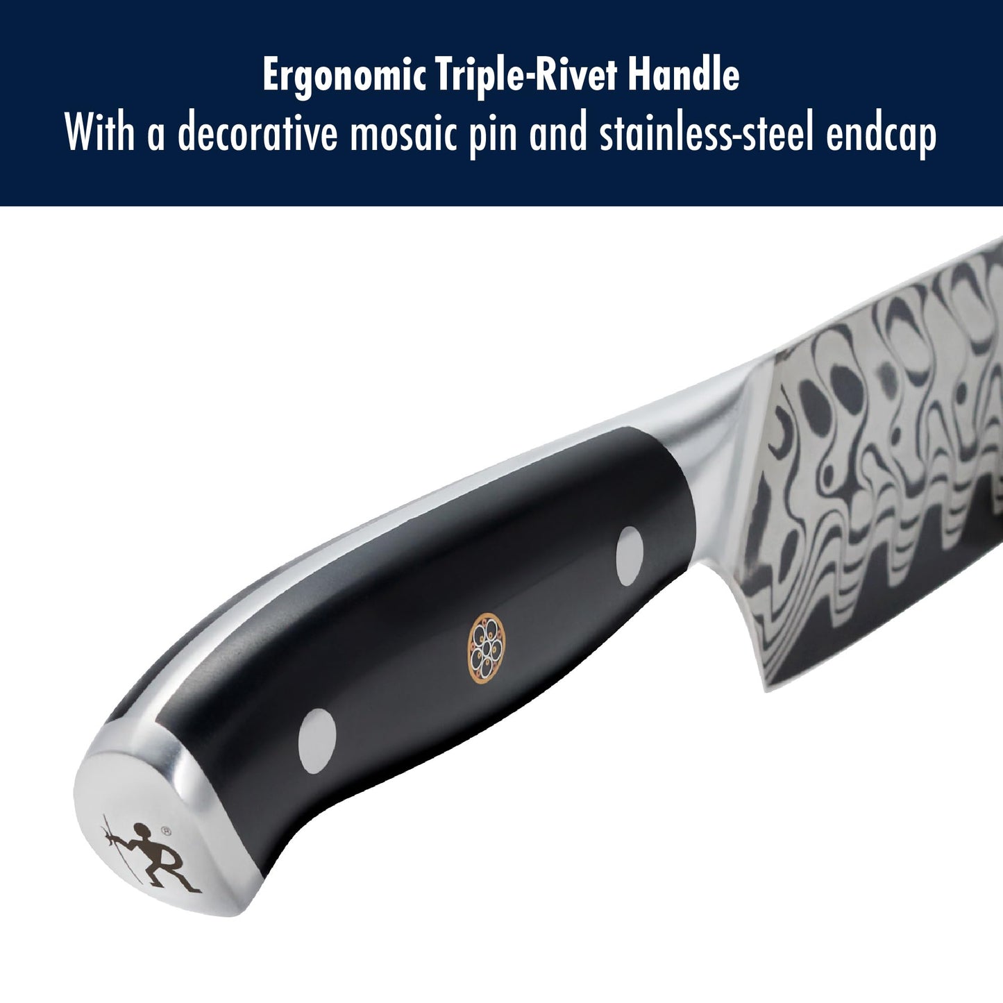 HENCKELS Compass Damascus 3-pc Starter Damascus Knife Set
