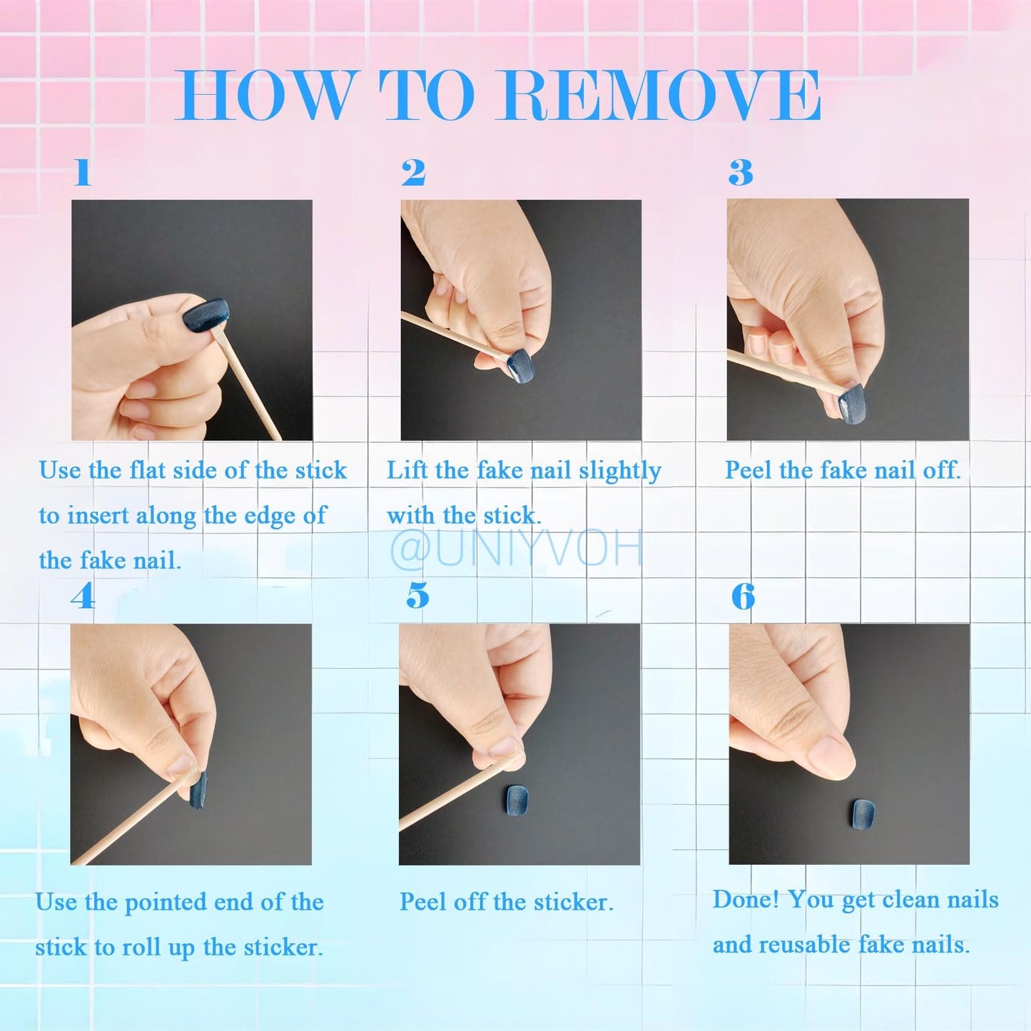 Cat Eye Press on Nails Handmade Short Oval/Square/Round False Nails with French Tip/Aurora/Magnetic Shimmer Designs (Side#Lettuce, Small)