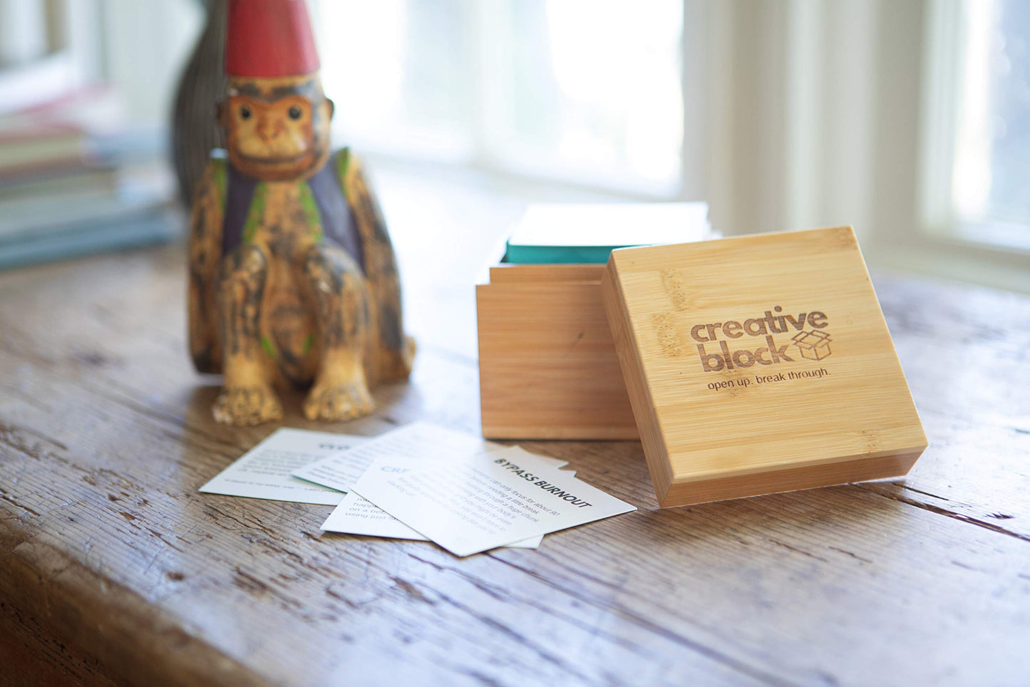 Creative Block Cards for Writers, Artists, Creators - 100+ Problem Solving Inspiration Thinking Card Suggestions from Neuroscientists, Mindfulness Experts - Prompts to Overcome Mental Blocks