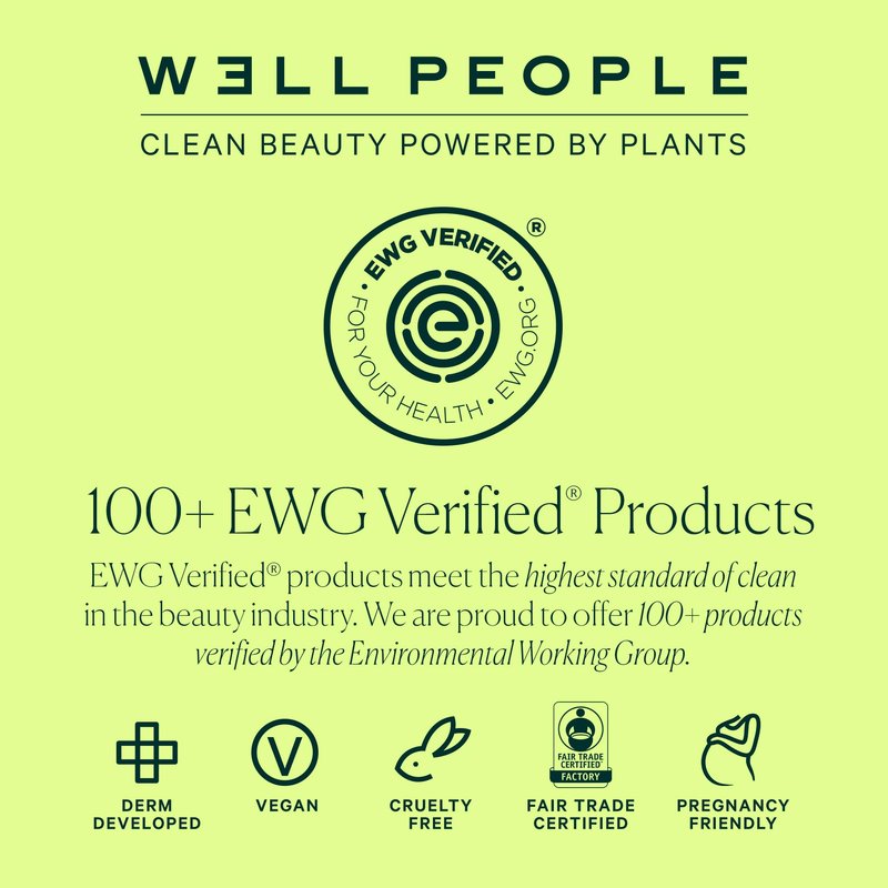 Well People Power Palette Eyeshadow, Five Long-wear, Hyper-pigmented Matte & Shimmer Shades For Intense Color, Vegan & Cruelty-free, Sepia