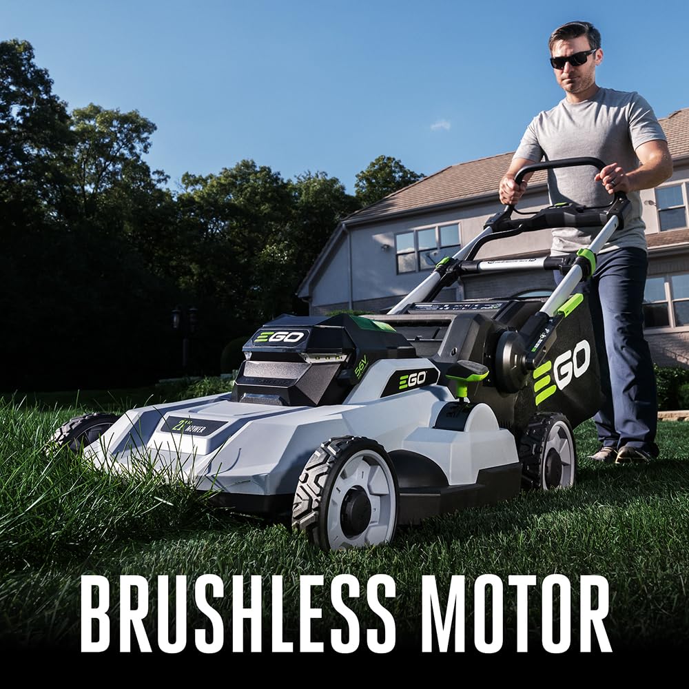 EGO Power+ Electric Lawn Mower, Cordless Push, Includes 56V 4.0Ah Battery and Charger - LM2112