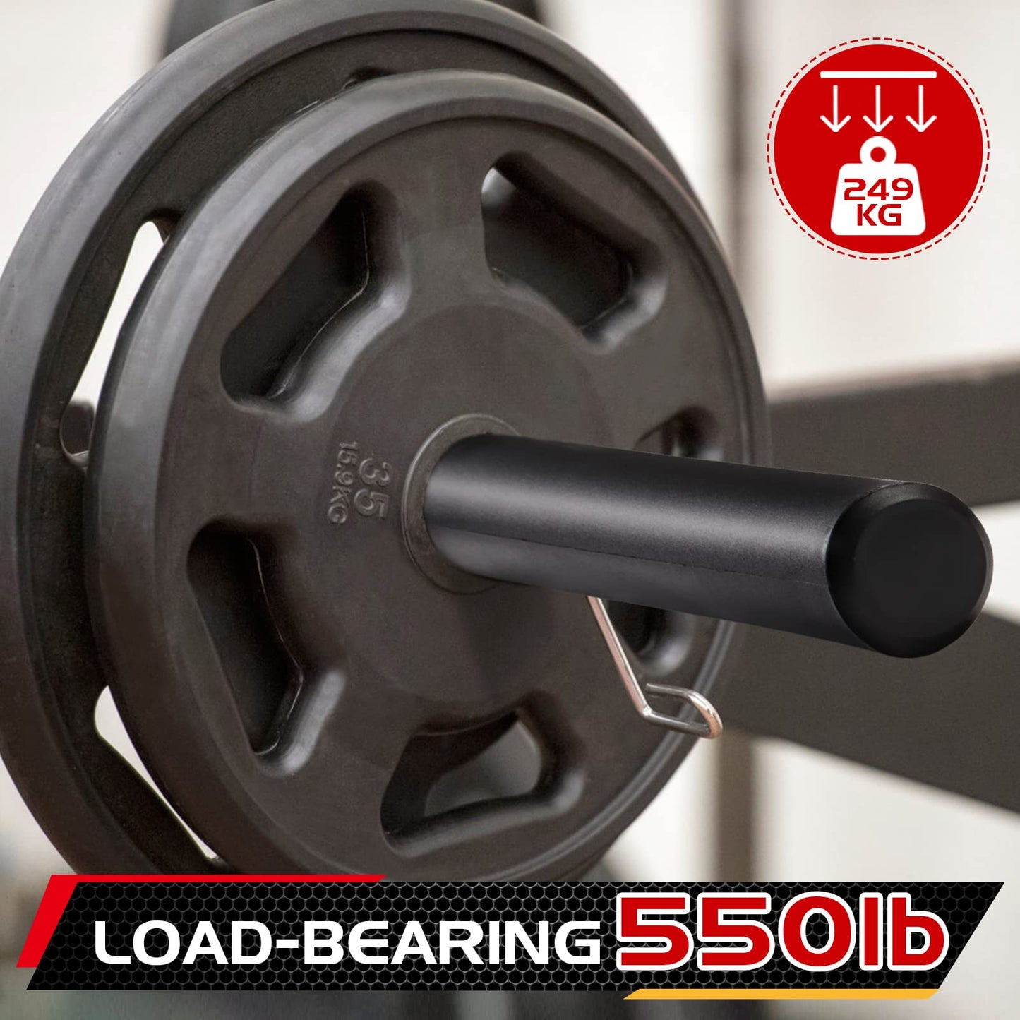 LIIIIIIKES Olympic Adapter Sleeve - Converts 1" Standard Weight Plate Posts to 2"" Olympic Weight Plate Posts (Pair) (11 inch)"
