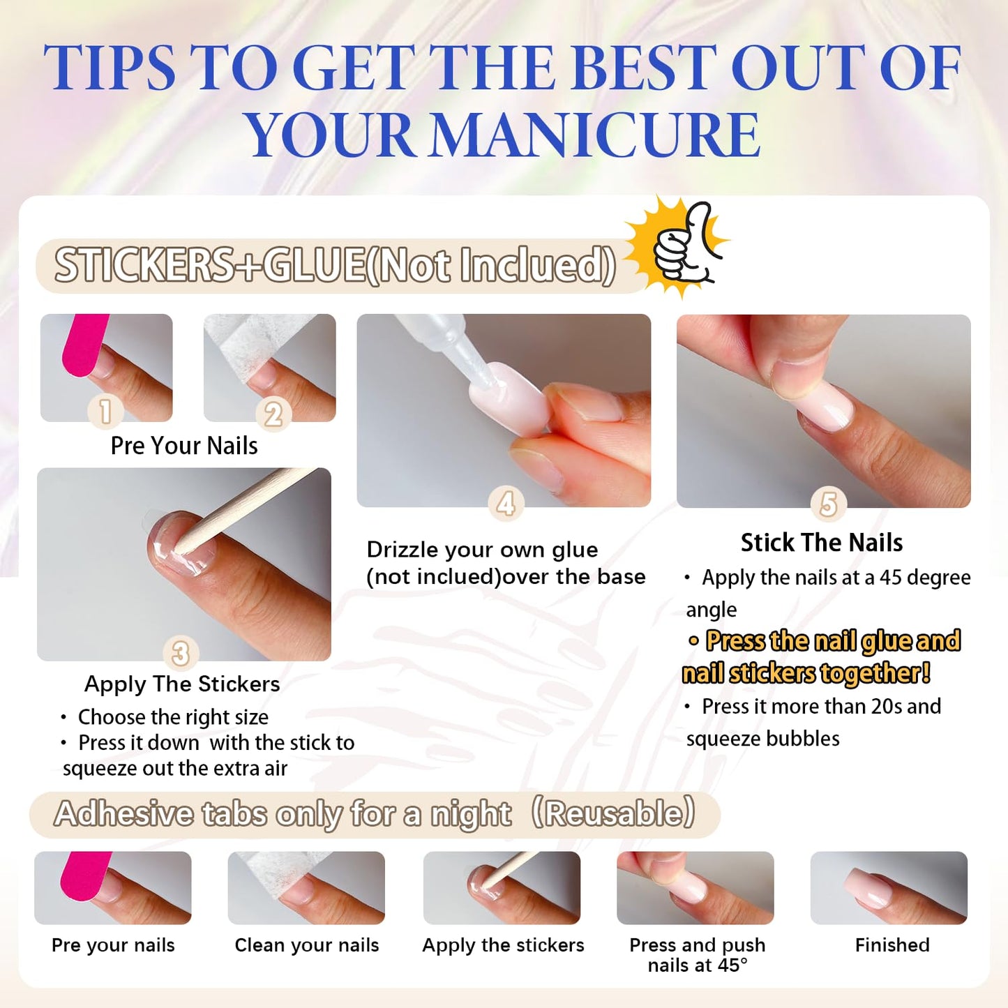 Ombre Brown Press On Nails Almond - KQueenest Chrome French Press On Nails Medium, Glazed Soft Gel Fake Nails Press ons, Glitter Glue on Nails Medium Stiletto, Stick On Nails for Women, 24 Pcs