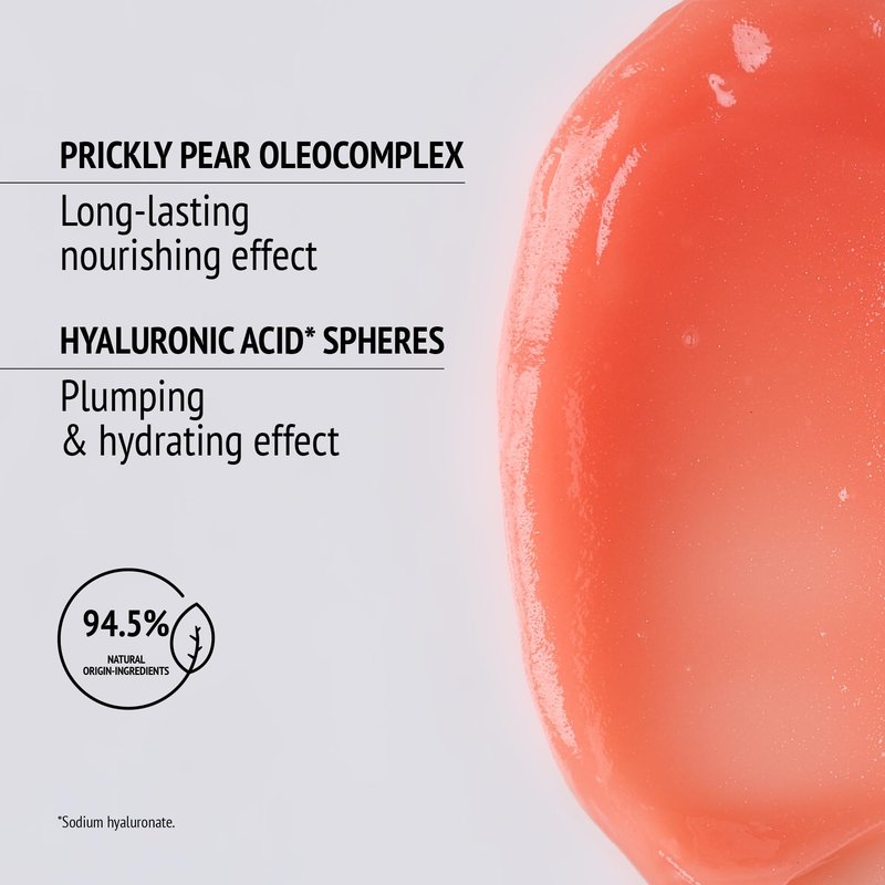 [ comfort zone ] Hydramemory Plumping Lip Balm, Glossy Finish, Non Sticky, Improves Appearance, Volumizing Treatment, Hydrates, Vegan, Prickly Pear, Hyaluronic Acid, Daily Care Routine, 0.34 Fl Oz