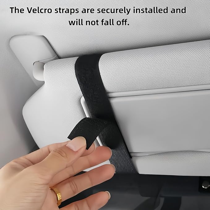 Anti-Glare Sun Visor for Cars, Suitable for Daytime and Nighttime Driving, Blocks UV Rays and Sunlight, Sun Visor Extender with Transparent Anti-Glare Panel and Storage Function