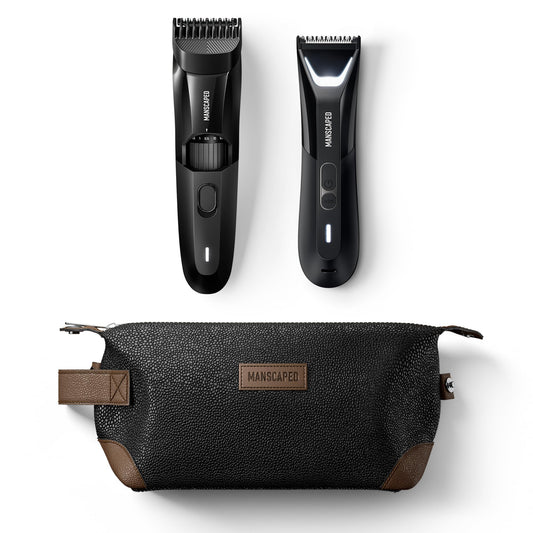 MANSCAPED® The Beard & Body Bundle 5.0 Contains: The Beard Hedger® Premium Precision Trimmer and The Lawn Mower® 5.0 Ultra Electric Groin & Body Hair Trimmer