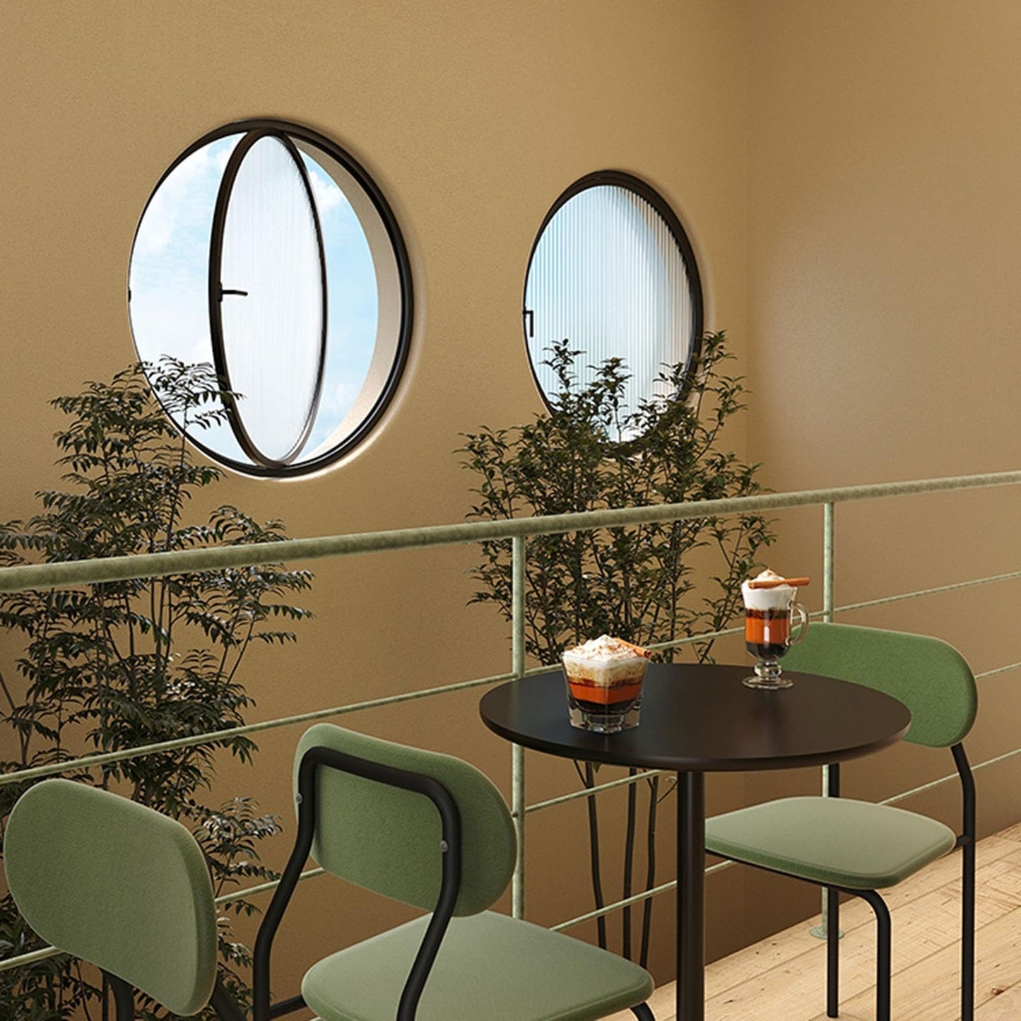 19.7IN Porthole Window with Tempered Glass,360° Circular Rotating Windows,Sliding Windows with Handle For Bathroom/Kitchen/Bedroom/Living Replacement Indoor Ventilated Windows Decorate(Black)