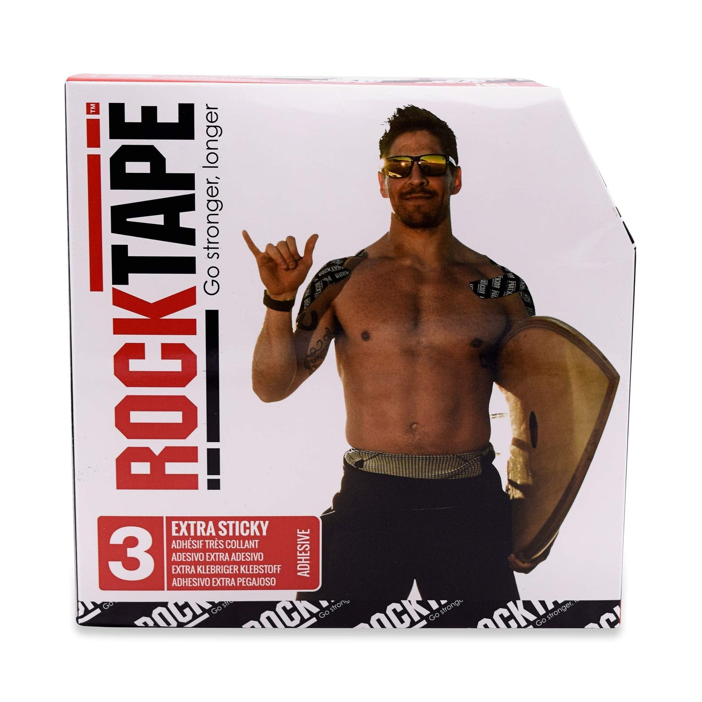 RockTape H2O Black Logo 2" x 16.4' (5cmx5m)"