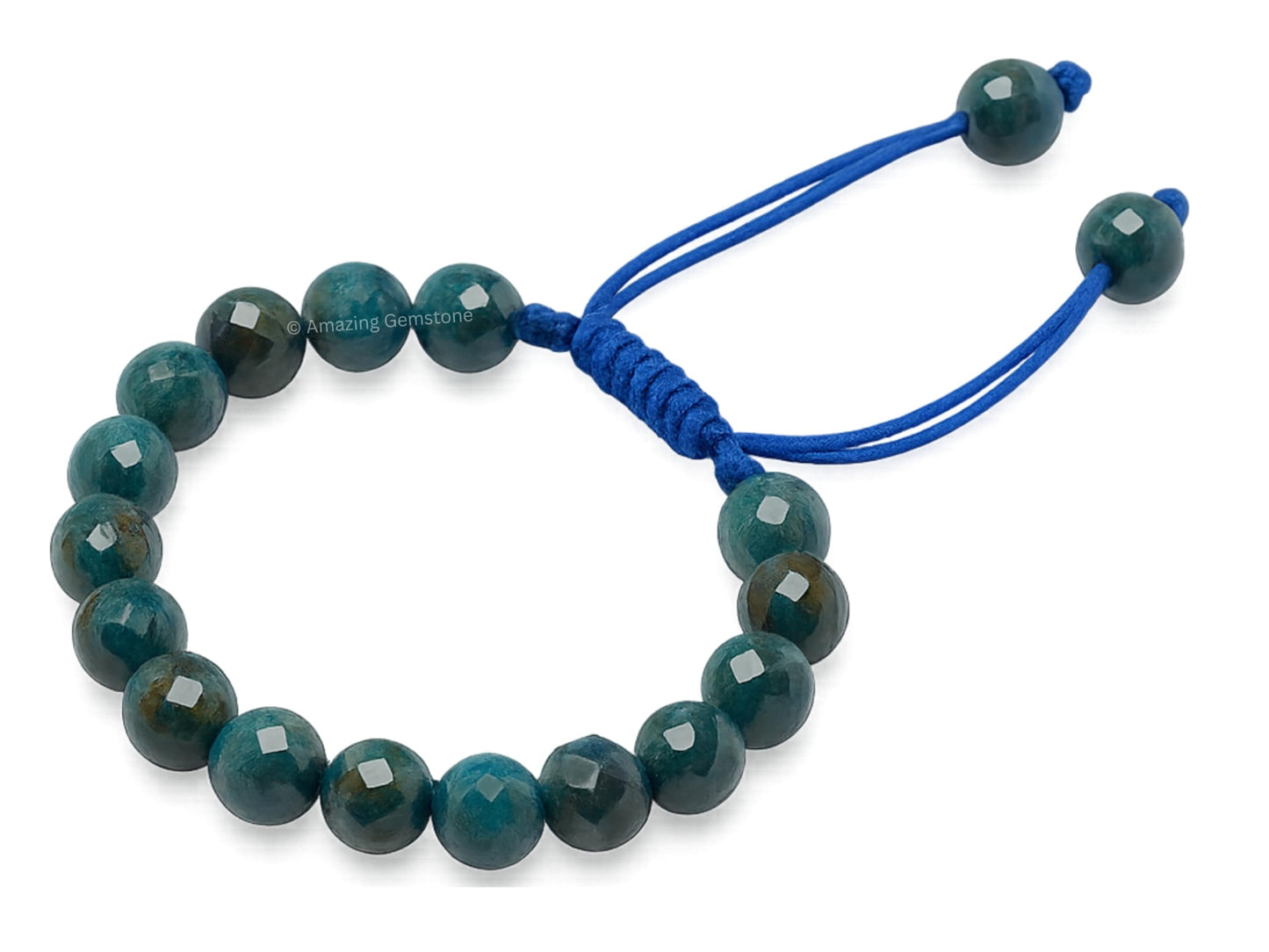 Amazing Gemstone Chrysocolla Bracelet for Women - Chakra Mens Bracelet Protection Crystals and Healing Stones - Blessing Bracelet Spiritual Meditation Gift Christmas Stocking