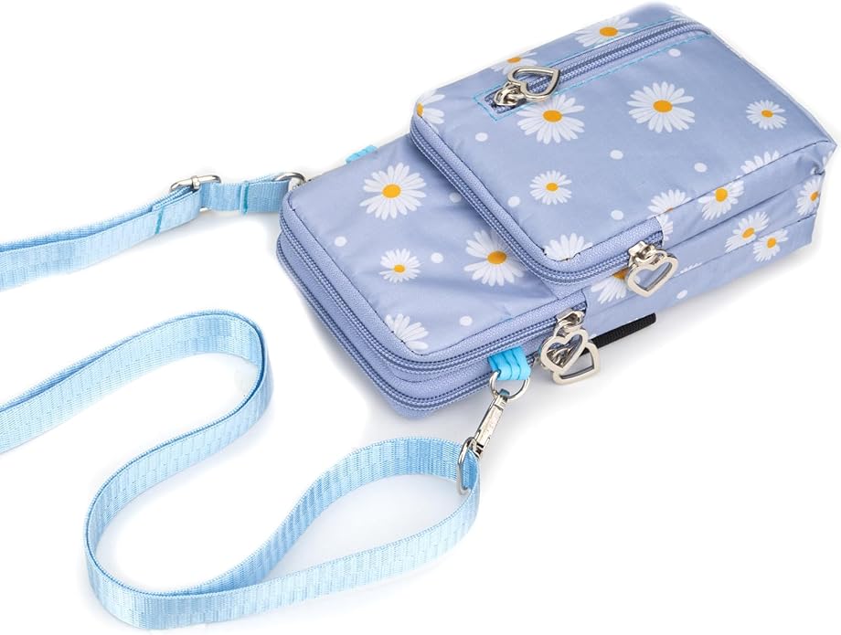 JANKS Small Crossbody Bag for Women - Mini Phone Purses with Crossbody Strap and Wallet - Nylon Arm Bag