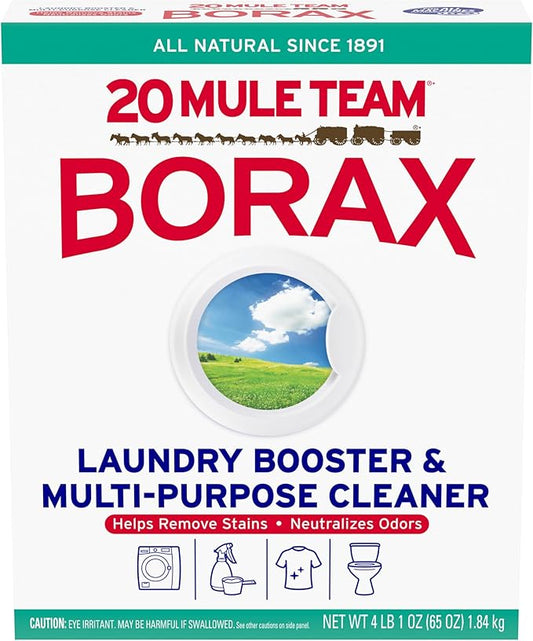 Borax 20 Mule Team Detergent Booster, 65 Oz