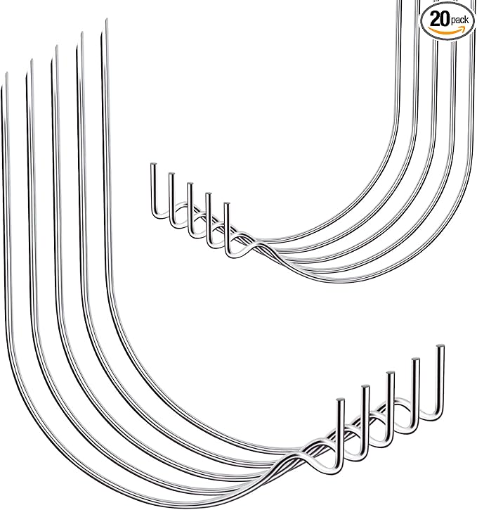 FURHUA 20pcs Super Hook Picture Hangers and Office Pack, Drywall Hooks for Hanging Pictures, Wall Hooks, Picture Hangers, Picture Hanging Kit，Hang Art, Clock, Shelves, Mirrors