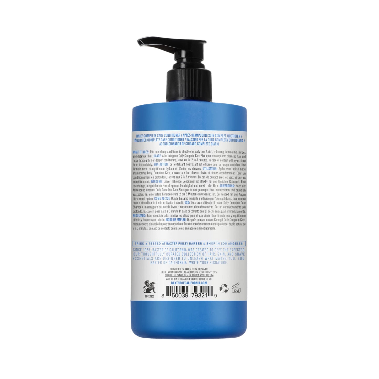 Baxter of California Daily Complete Care Conditioner, 16 Ounces