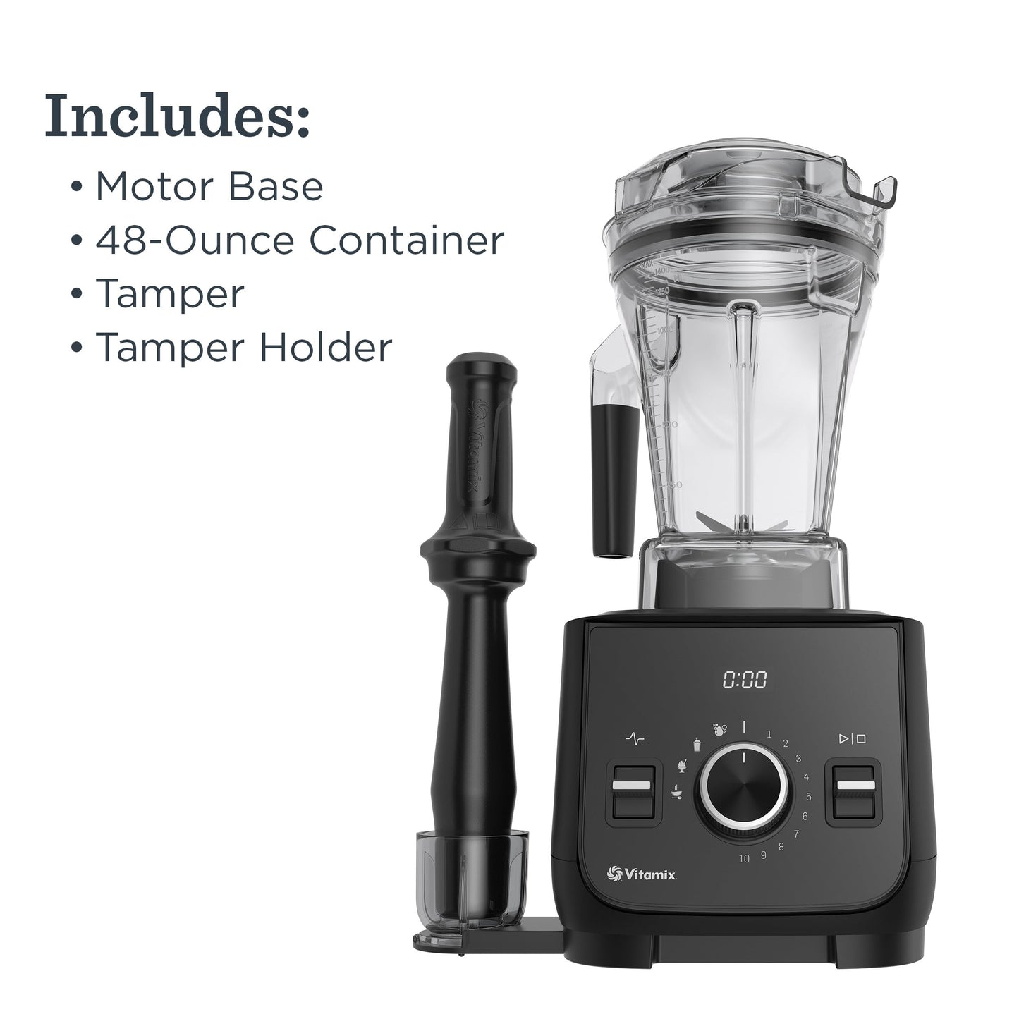 Vitamix Ascent X2 Blender with Three Blending Programs, Self-Cleaning Program, Professional-Grade Blender for Smoothies, Soups and More, Stainless-Steel Blades, 48 Oz Container, Midnight Blue