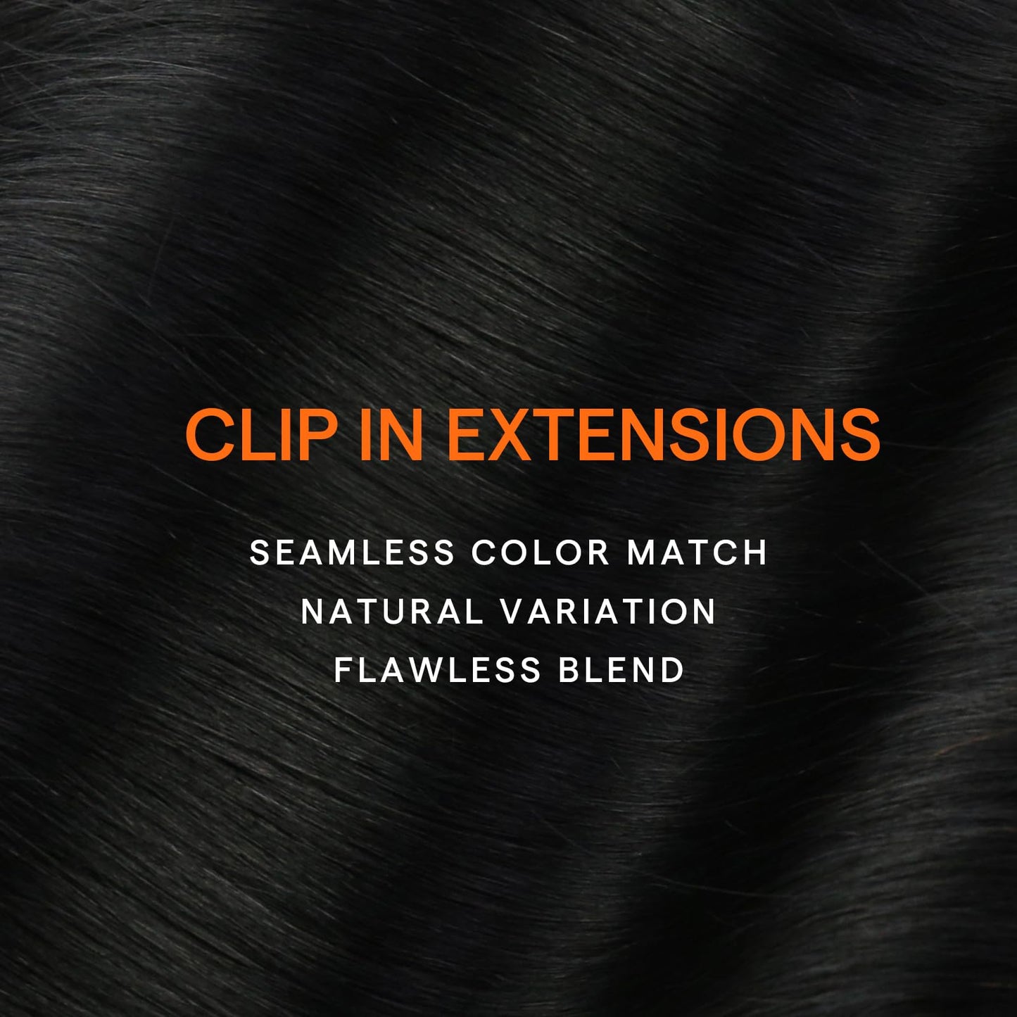 Full Shine Hair Extensions Clip in Human Hair Black 22 Inch Real Human Hair Extensions Clip ins Triple Weft Clip in Human Hair Extensions Straight Thick End 7 Pcs