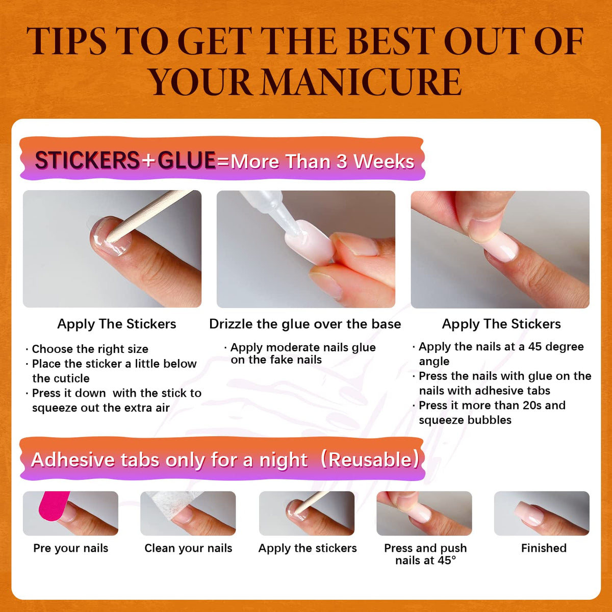 KQueenest Black Press on Nails Medium Almond Stiletto with Ghost Pattern, Gel Fake Nails Medium, Acrylic Nails Press ons Feature Protective UV Coating in 24PCS