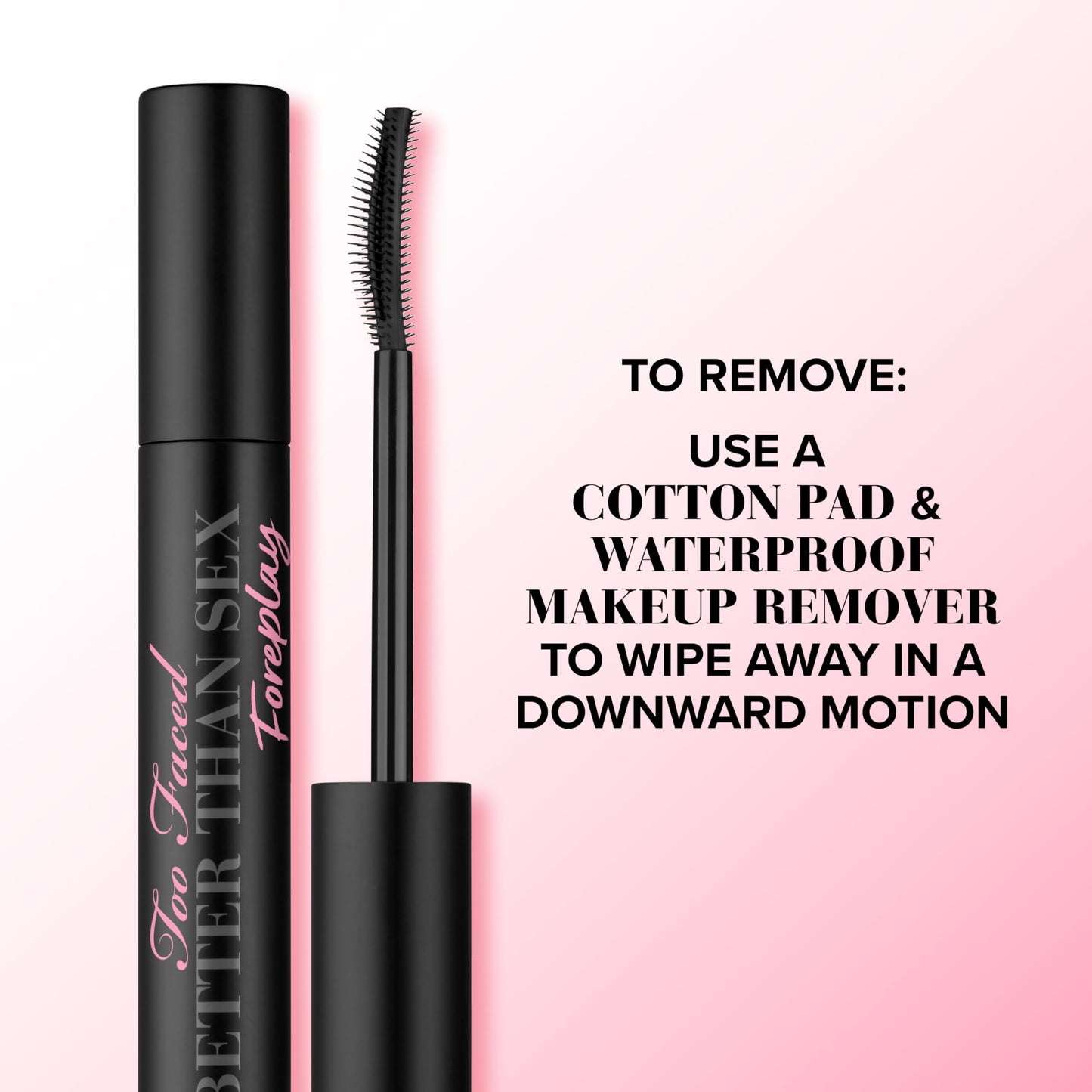 Too Faced Better Than Sex Foreplay Mascara Primer | Mascara Primer Prep, Waterproof, Long Lasting + Volumizing, Travel Size, 0.13 Fl Oz, Black