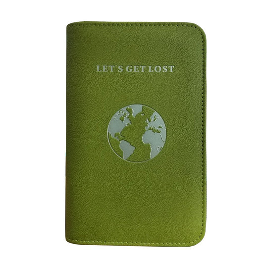 Phone Charging Passport Holder with Removable Fast Charging Power Bank that holds money, cards, phone, travel docs- RFID Blocking - Compatible with All Phones - Travel Accessories (Olive)