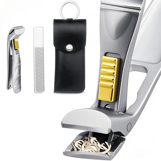 XGIZMOO Toenail Clippers for Thick Toenails-Angled Head,Toe Nail Clippers for Thick Nails for Seniors,Finger Nail Clippers for Men with Wide Jaw Opening, Heavy-Duty Nail Cutters