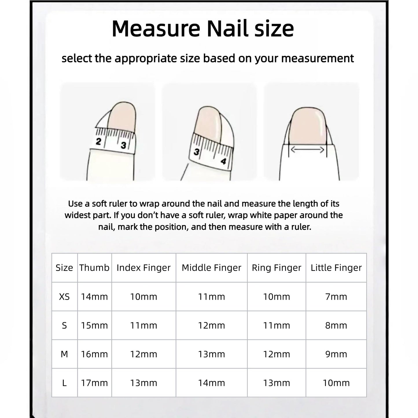 LOHAS Home Cool Style Wearable Nails Dragon Claw Nail Stickers, Crystal, M