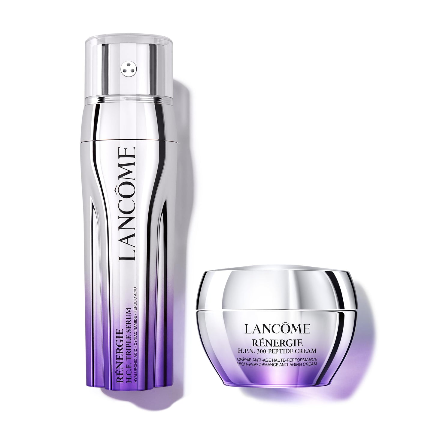 Lancôme Rénergie Skincare Duo - H.C.F. Triple Serum & H.P.N. 300-Peptide Moisturizer