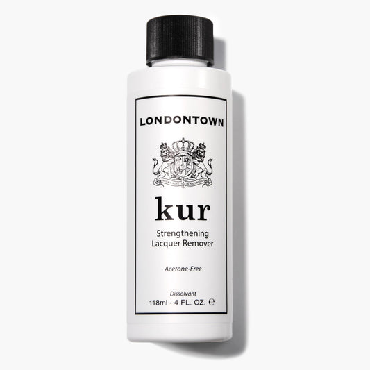 LONDONTOWN Acetone-Free Nail Polish Remover – Fast-Acting, Gentle Formula with Vitamins A & E, Removes Glitter & Dark Polish, Strengthens & Hydrates Nails, 4 fl oz
